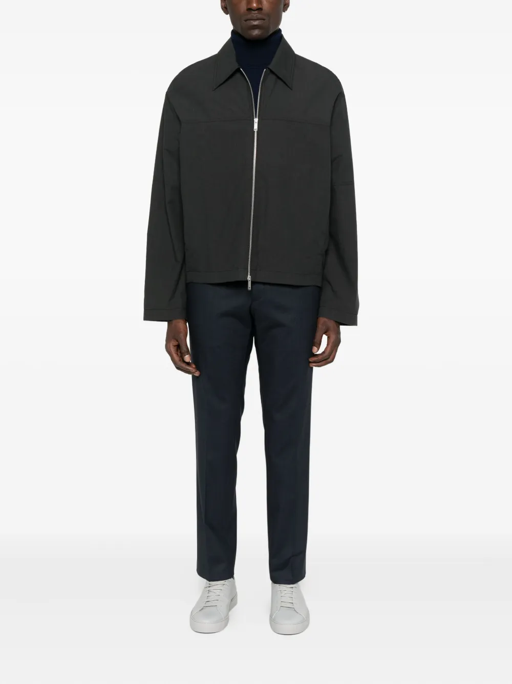 Kangra turtleneck long-sleeve sweater Blauw