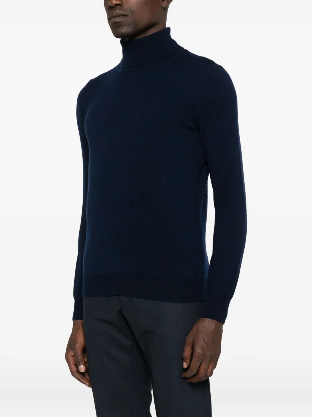 Kangra turtleneck long-sleeve sweater Blauw
