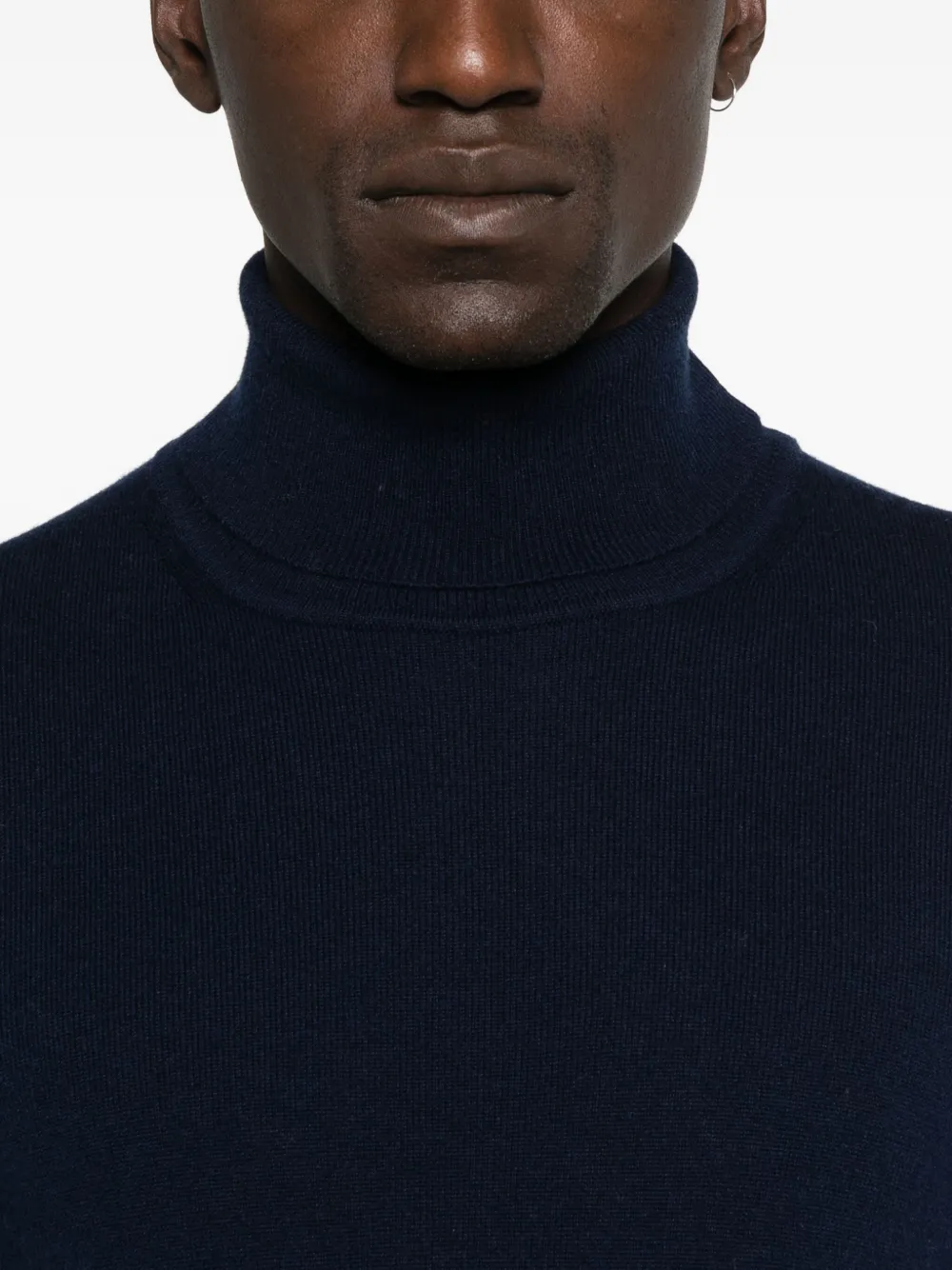Kangra turtleneck long-sleeve sweater Blauw