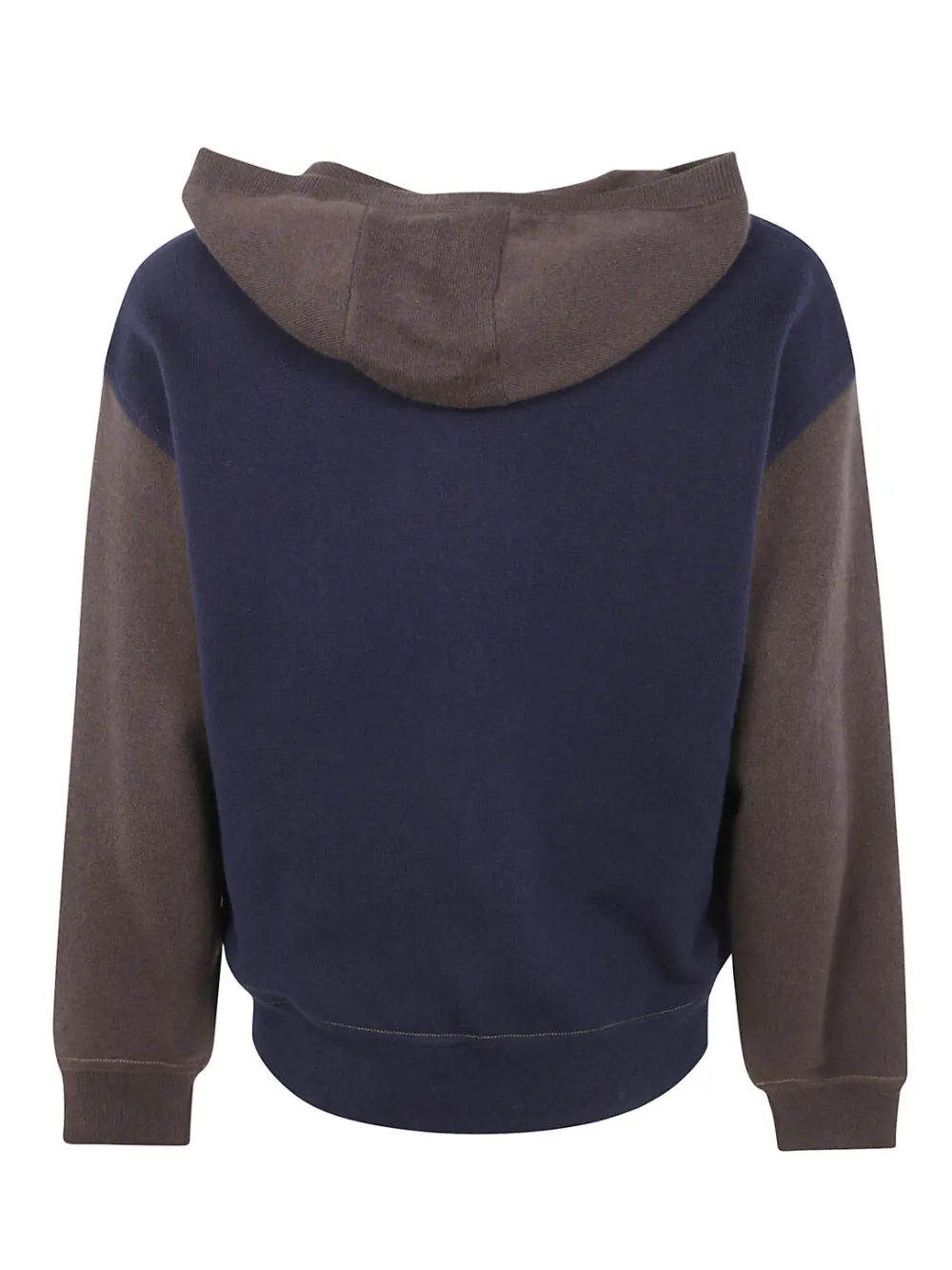Emporio Armani Hoodie met contrasterend vlak Blauw