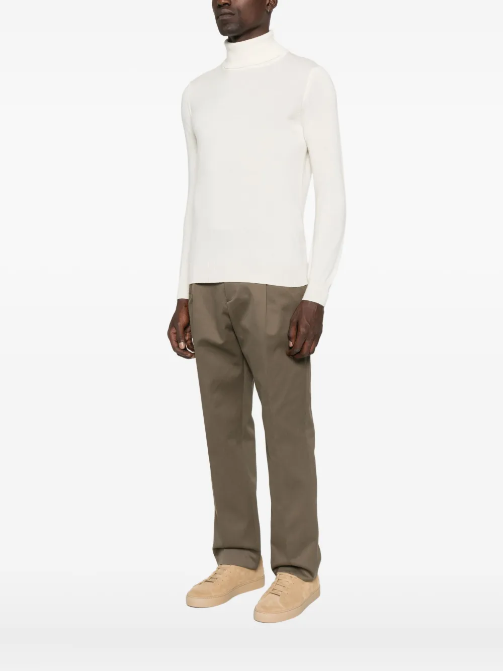 Kangra turtleneck sweater Wit
