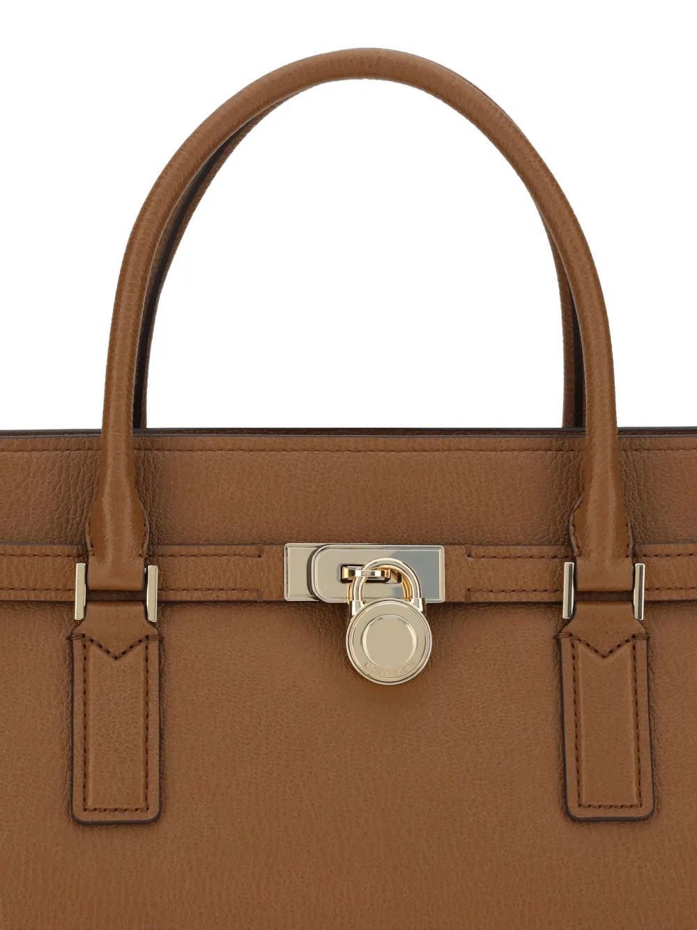Michael Kors Shopper met slotdetail en handvatten Bruin