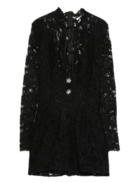 MANURI high-neck mini dress