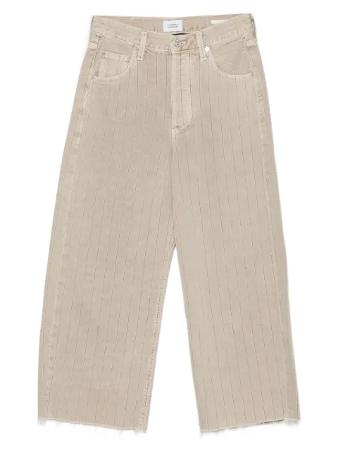 Citizens of Humanity Ayla pinstripe frayed jeans
