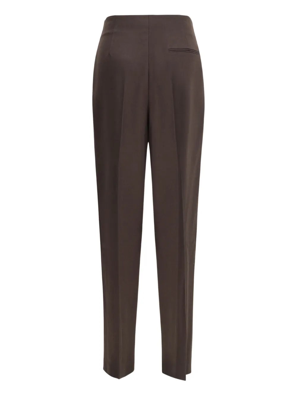 Giorgio Armani Broek met geplooide voorkant - Bruin