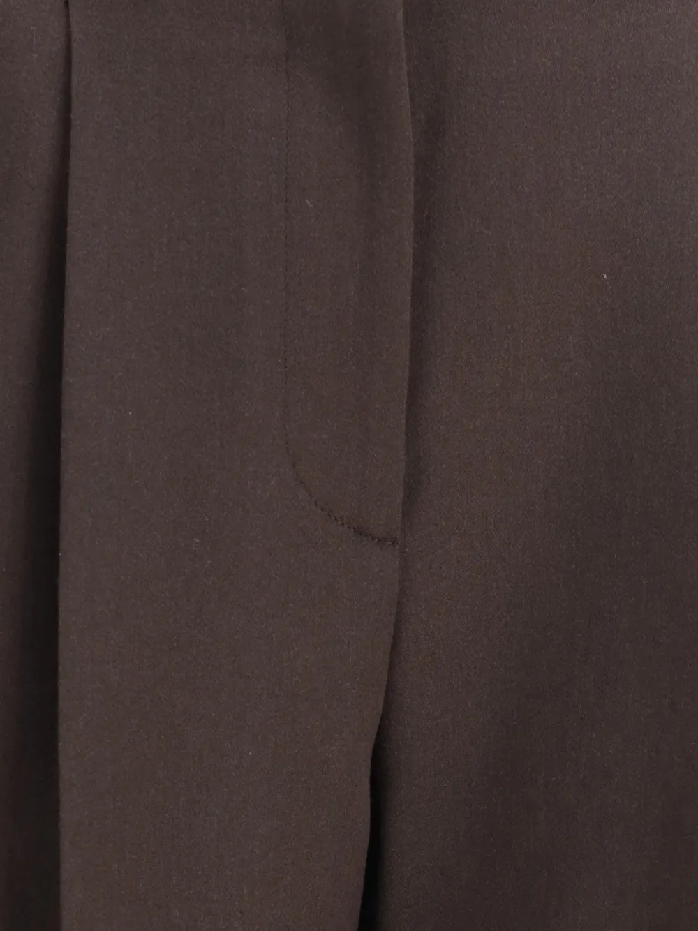 Giorgio Armani One Dart Pants In Brown