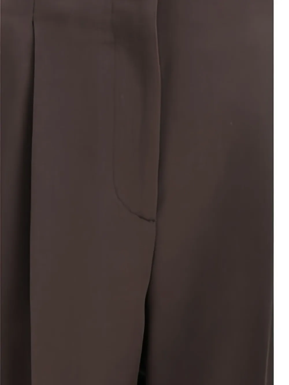 Giorgio Armani One Dart Pants In Brown