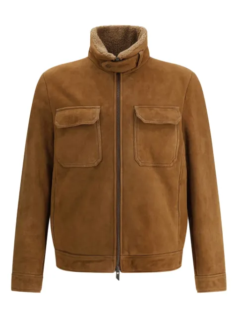 Salvatore Santoro zip-front suede jacket