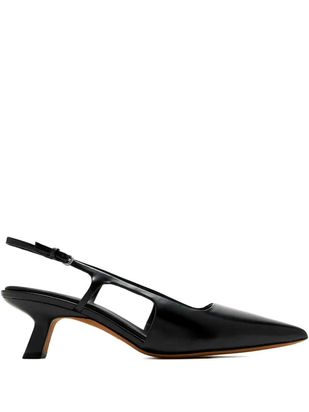 Vince Bianca slingback pumps met hak Zwart
