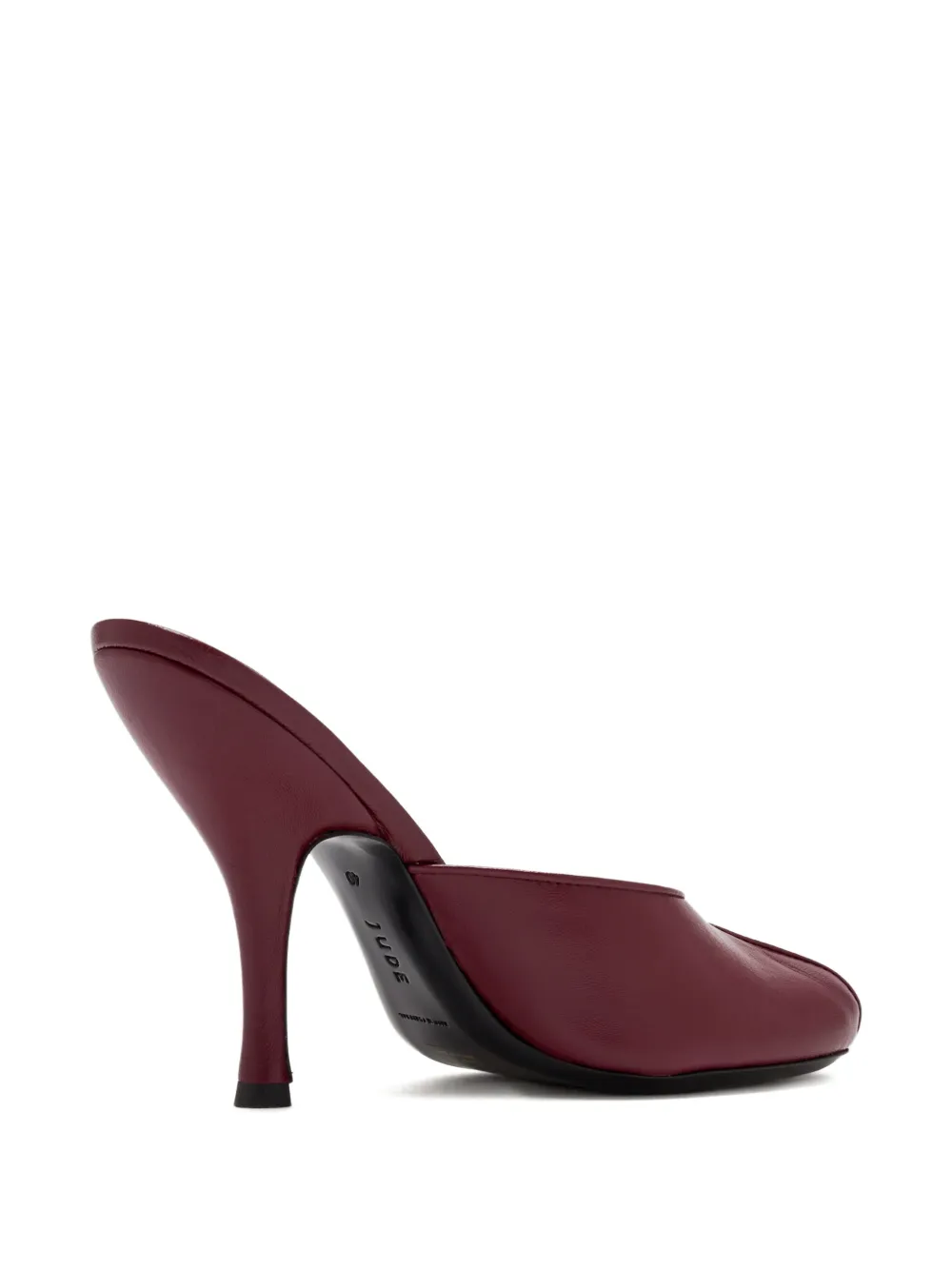 Jude 105mm Date Peep-toe Stiletto Mules In Red