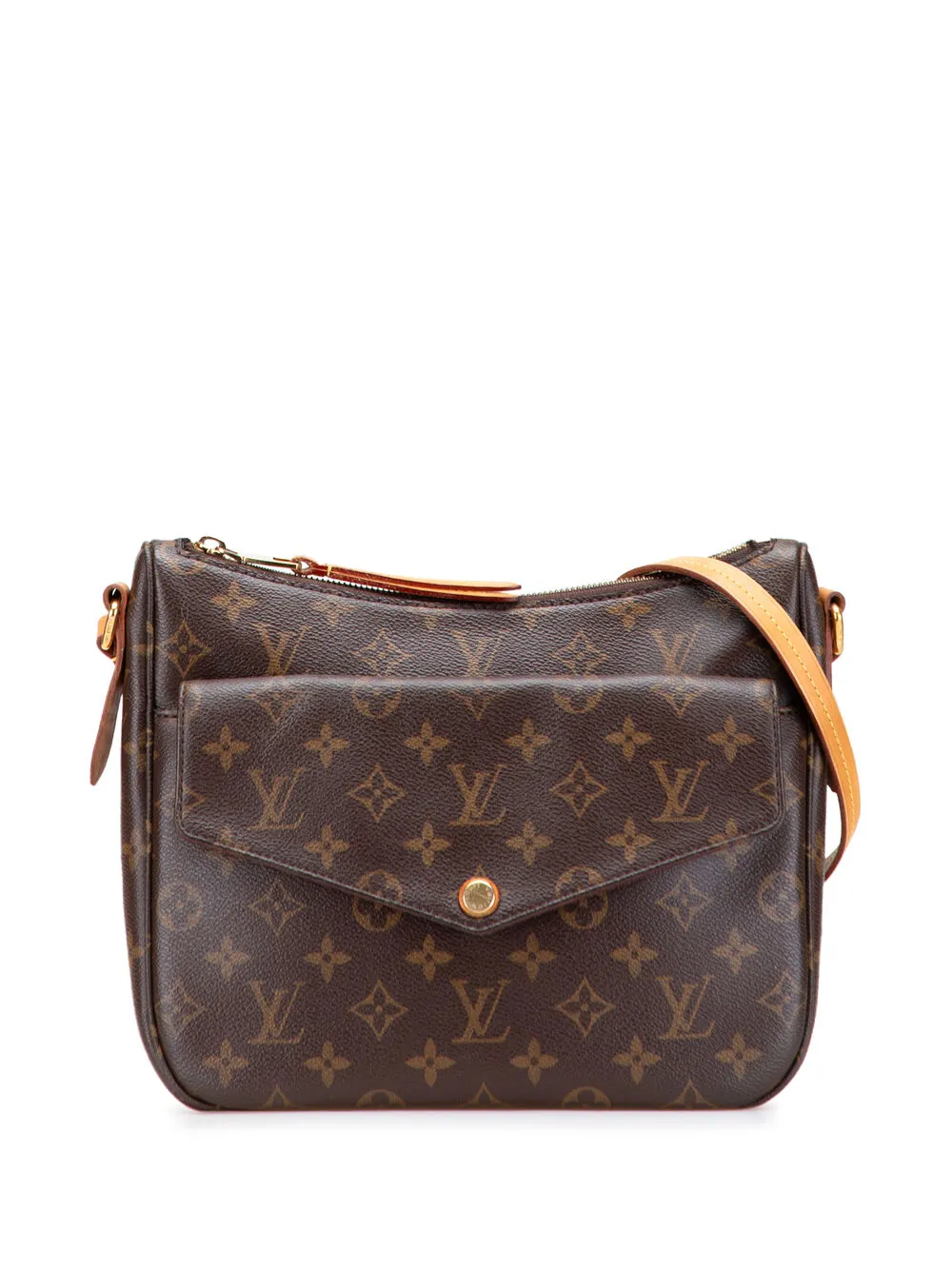 Louis Vuitton Pre-Owned Borsa a tracolla Mabillon con monogramma 2015 - Marrone