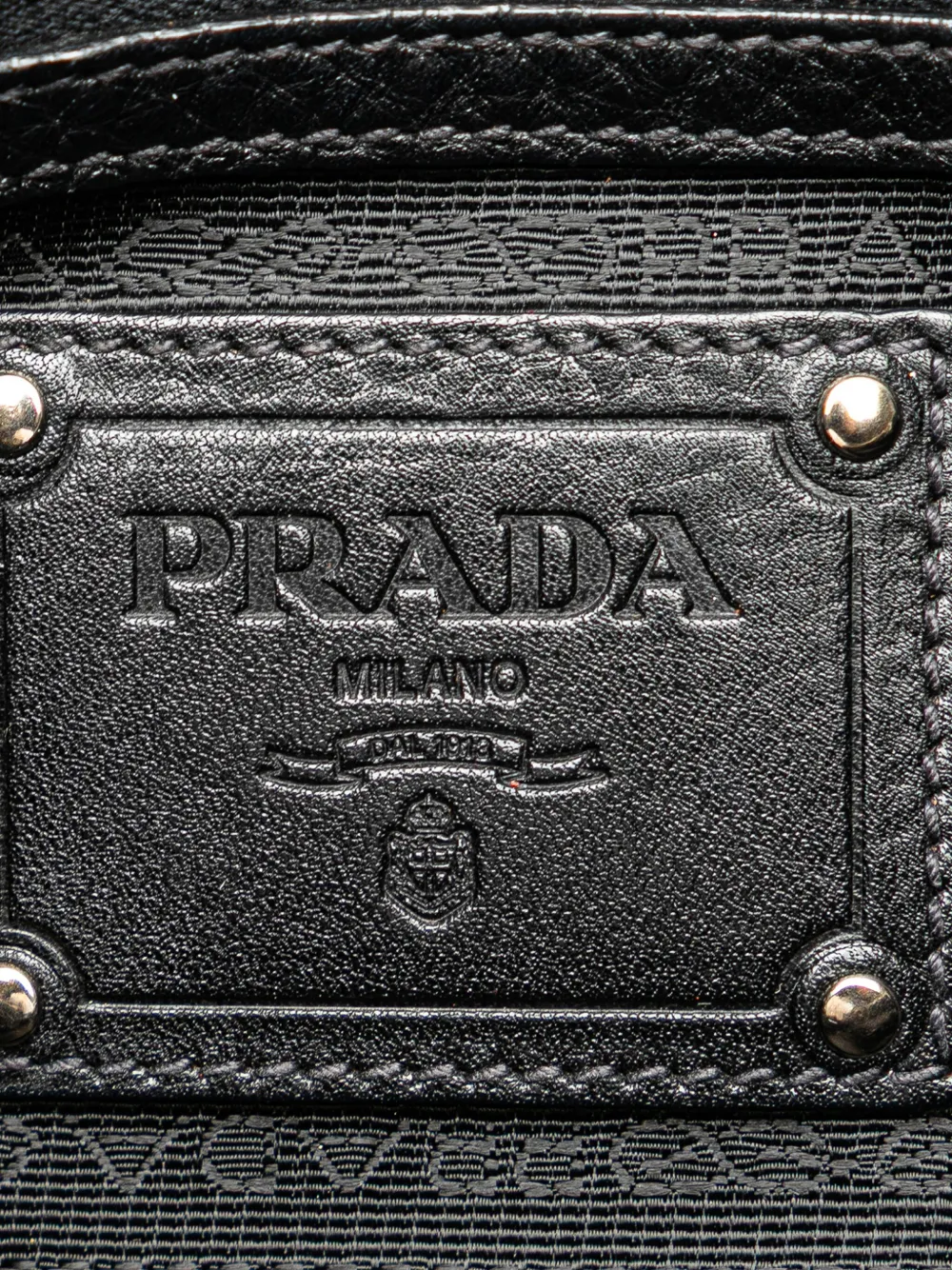 Prada Pre-Owned 2000-2025 Soft Calf Double Zip satchel - ブラック Prada Pre-Owned 2000-2025 Soft Calf Double Zip satchel - ブラック