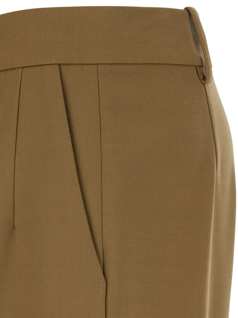 Federica Tosi pleated-front tailored trousers Bruin