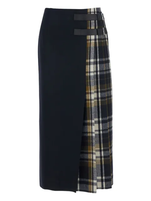 Seafarer Ginny plaid-check skirt