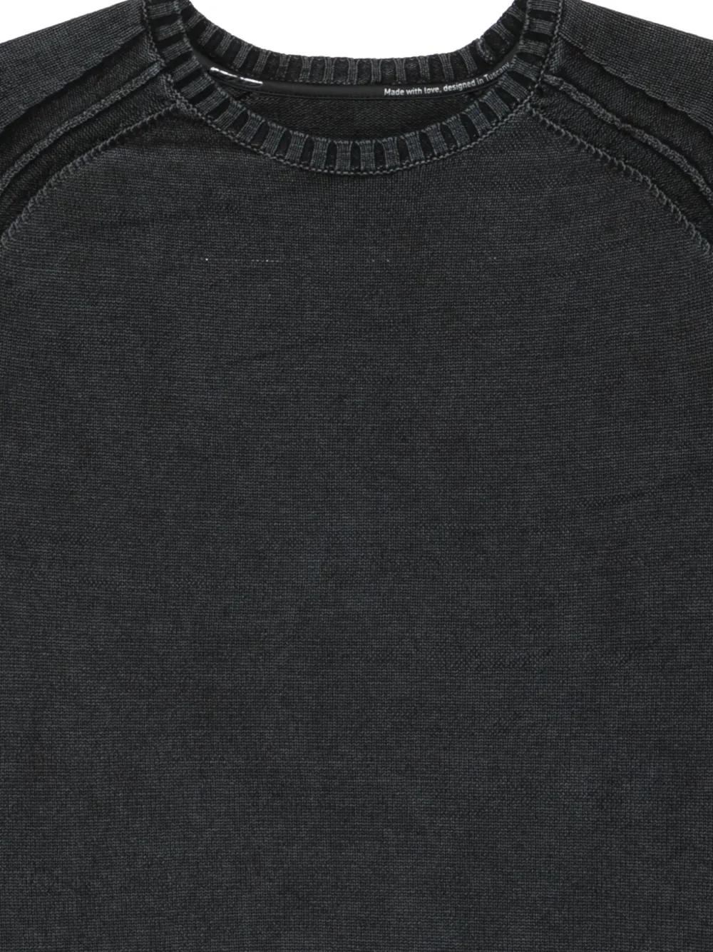 RRD raglan-sleeve cotton sweater Grijs
