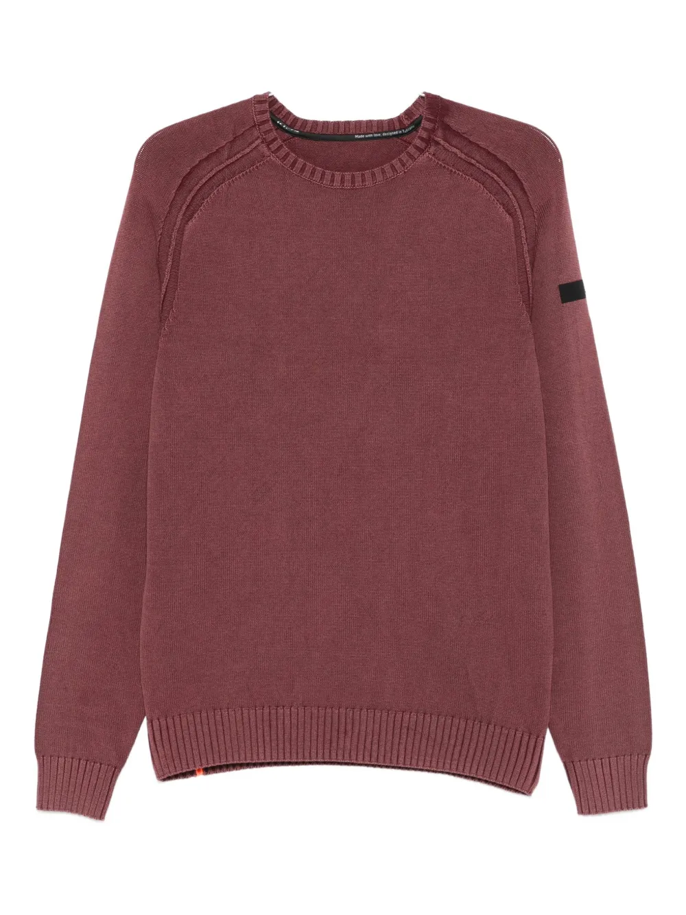 RRD raglan-sleeve cotton sweater Rood