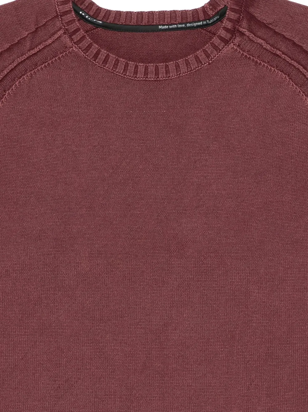 RRD raglan-sleeve cotton sweater Rood