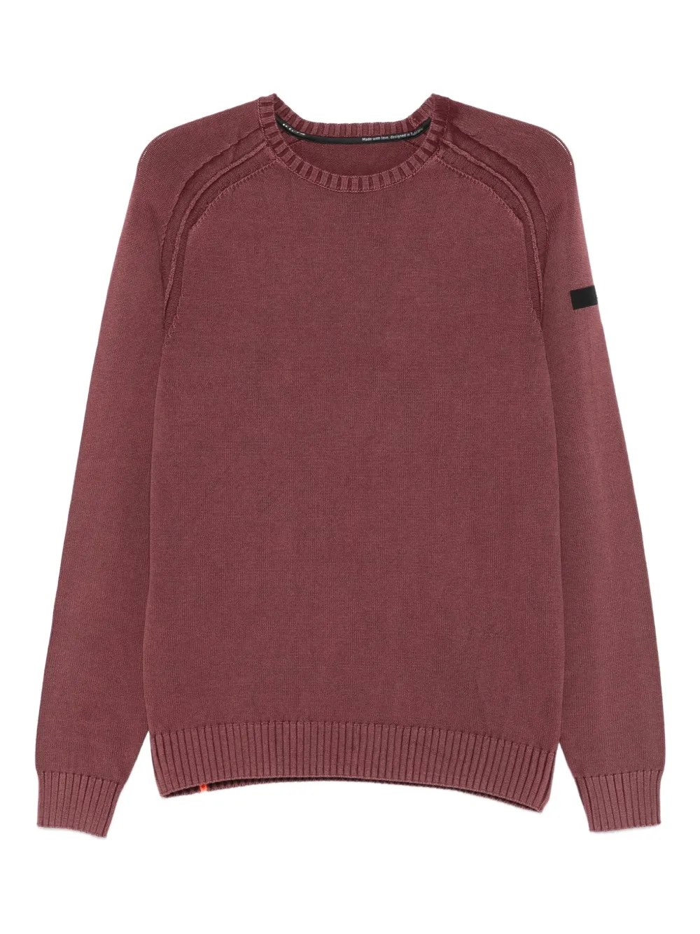 RRD Katoenen trui met raglan mouwen | Rood | Image 1