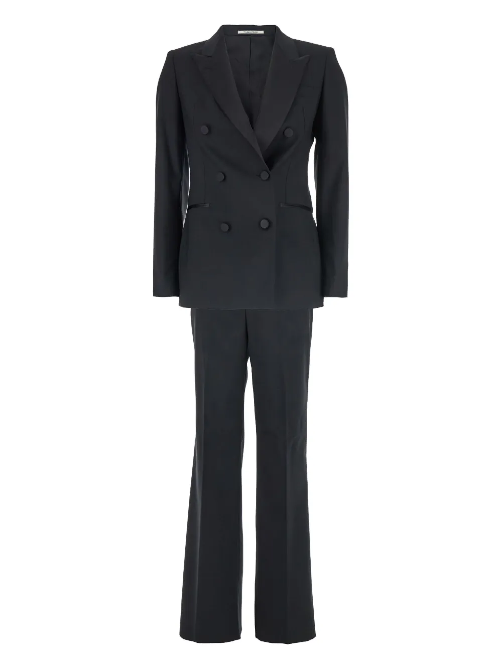 Tagliatore double-breasted peak-lapel suit - Nero