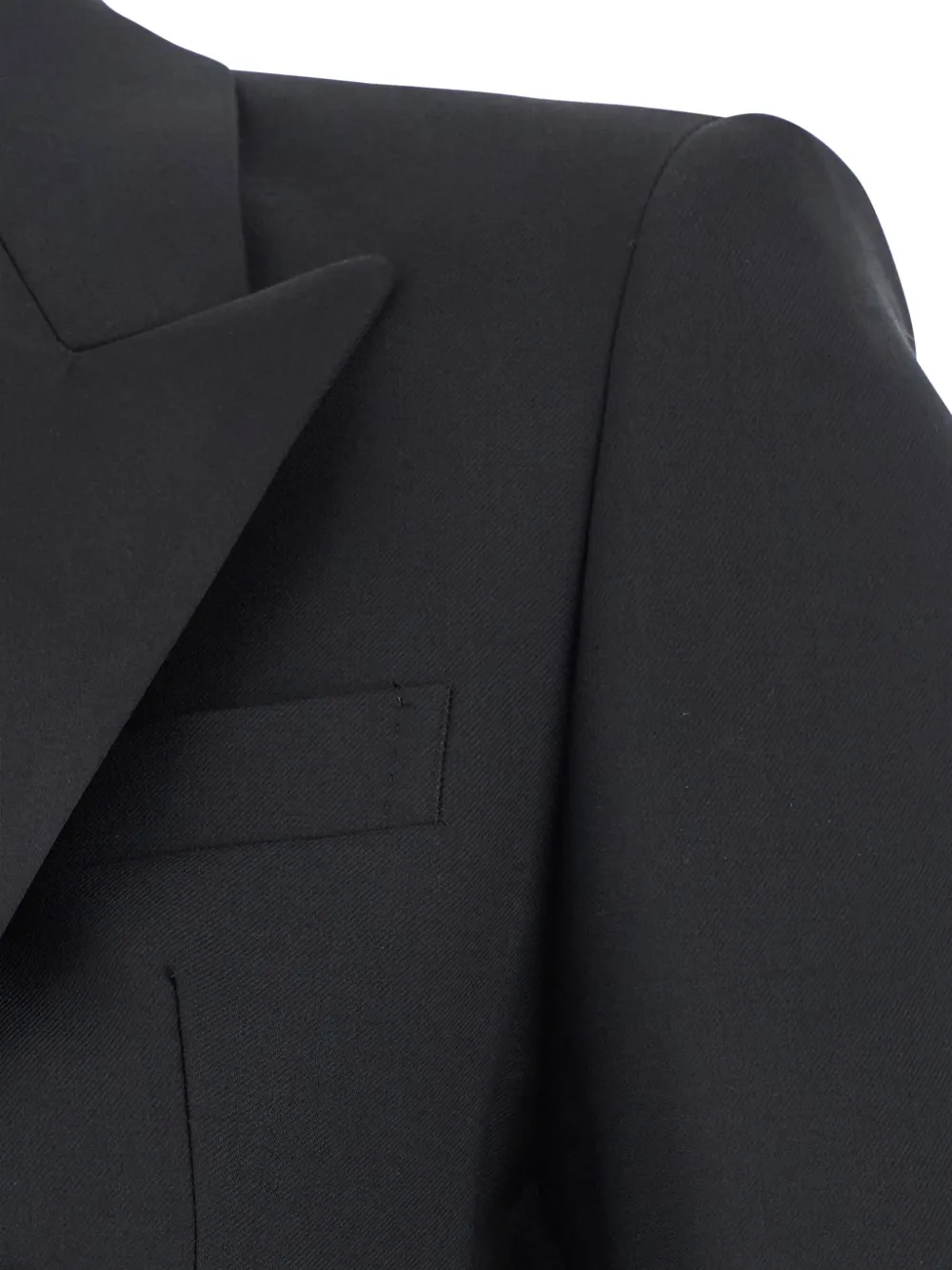Tagliatore double-breasted peak-lapel suit Zwart
