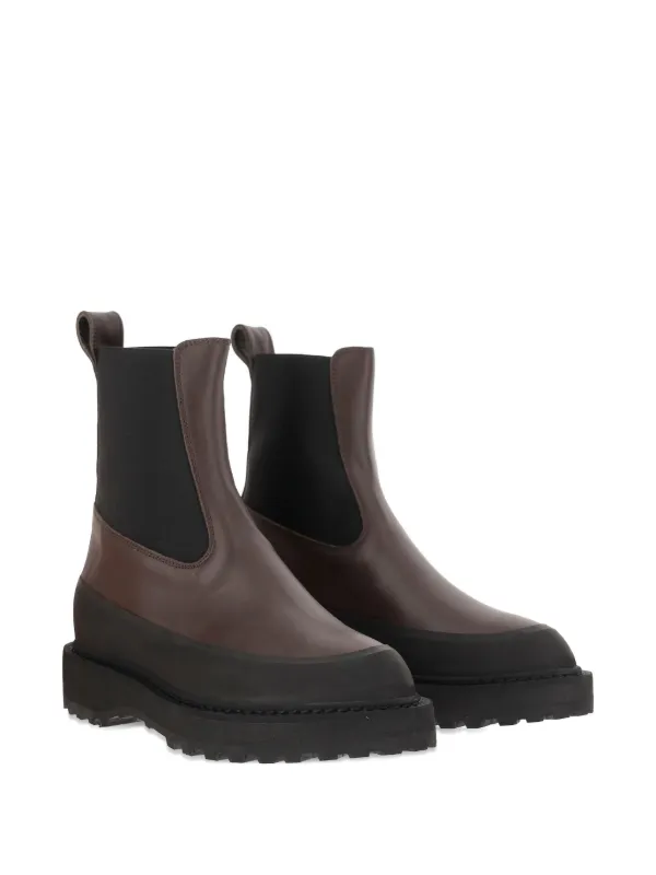 Le Monde Beryl round-toe chunky-sole Chelsea Boots Brown FARFETCH PH