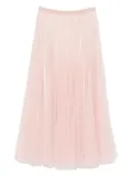 Parlor pleated-tulle skirt - Pink