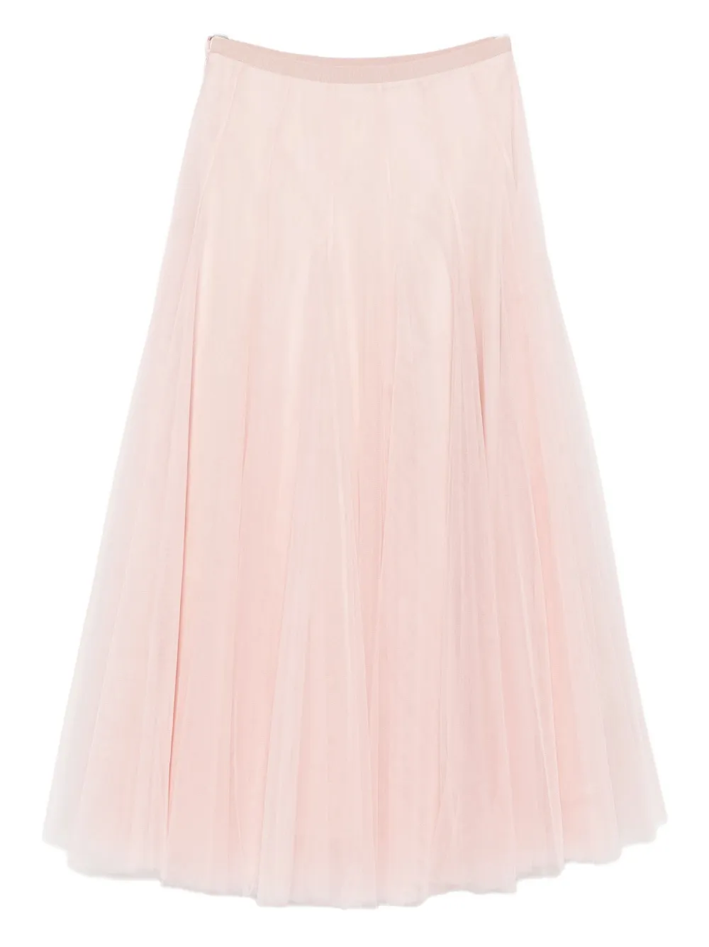 Parlor pleated-tulle skirt - Roze