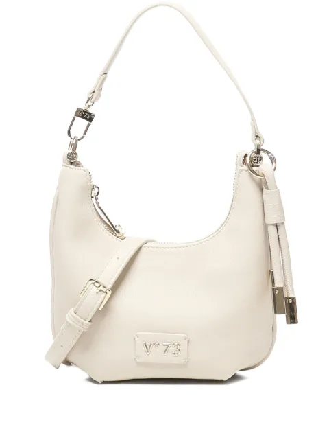 V°73 curved zipped shoulder bag