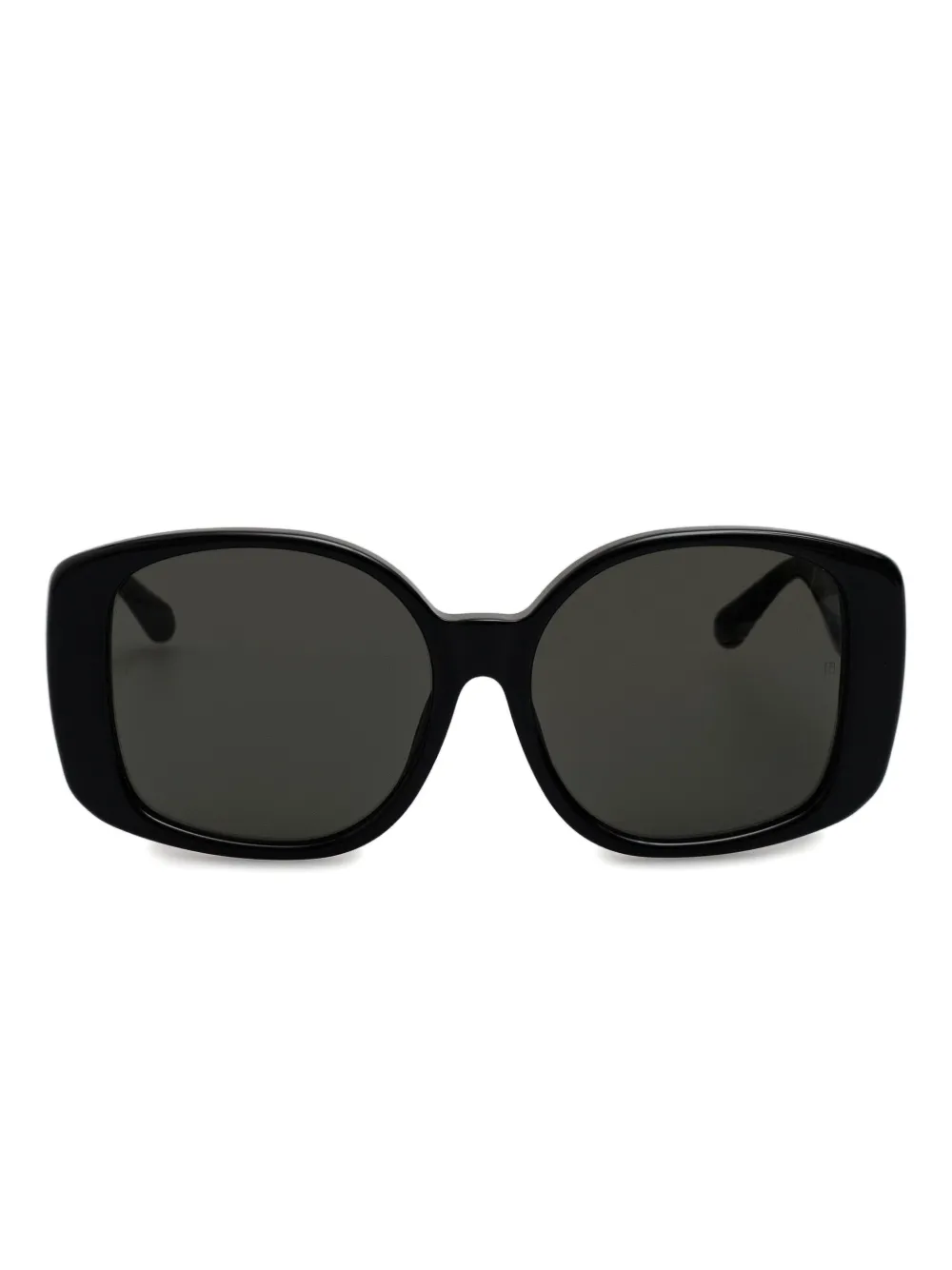Linda Farrow Venus oversized-frame sunglasses Zwart