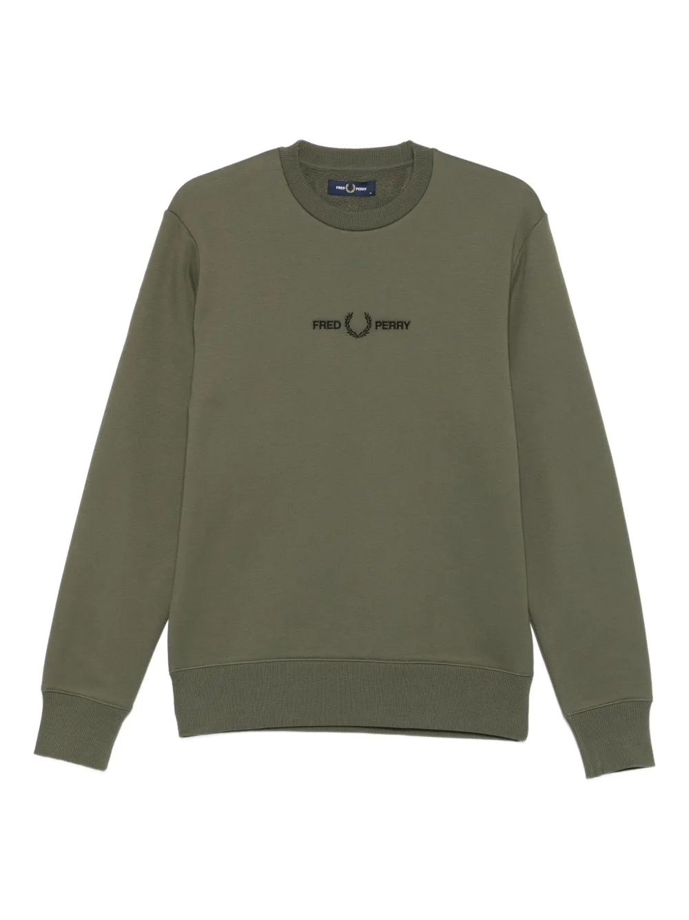 Fred Perry embroidered-logo sweatshirt | Green | Image 1