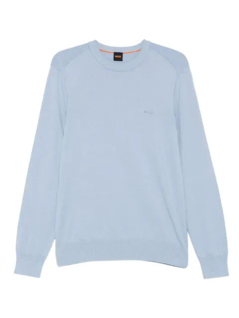 BOSS crew-neck logo sweater
