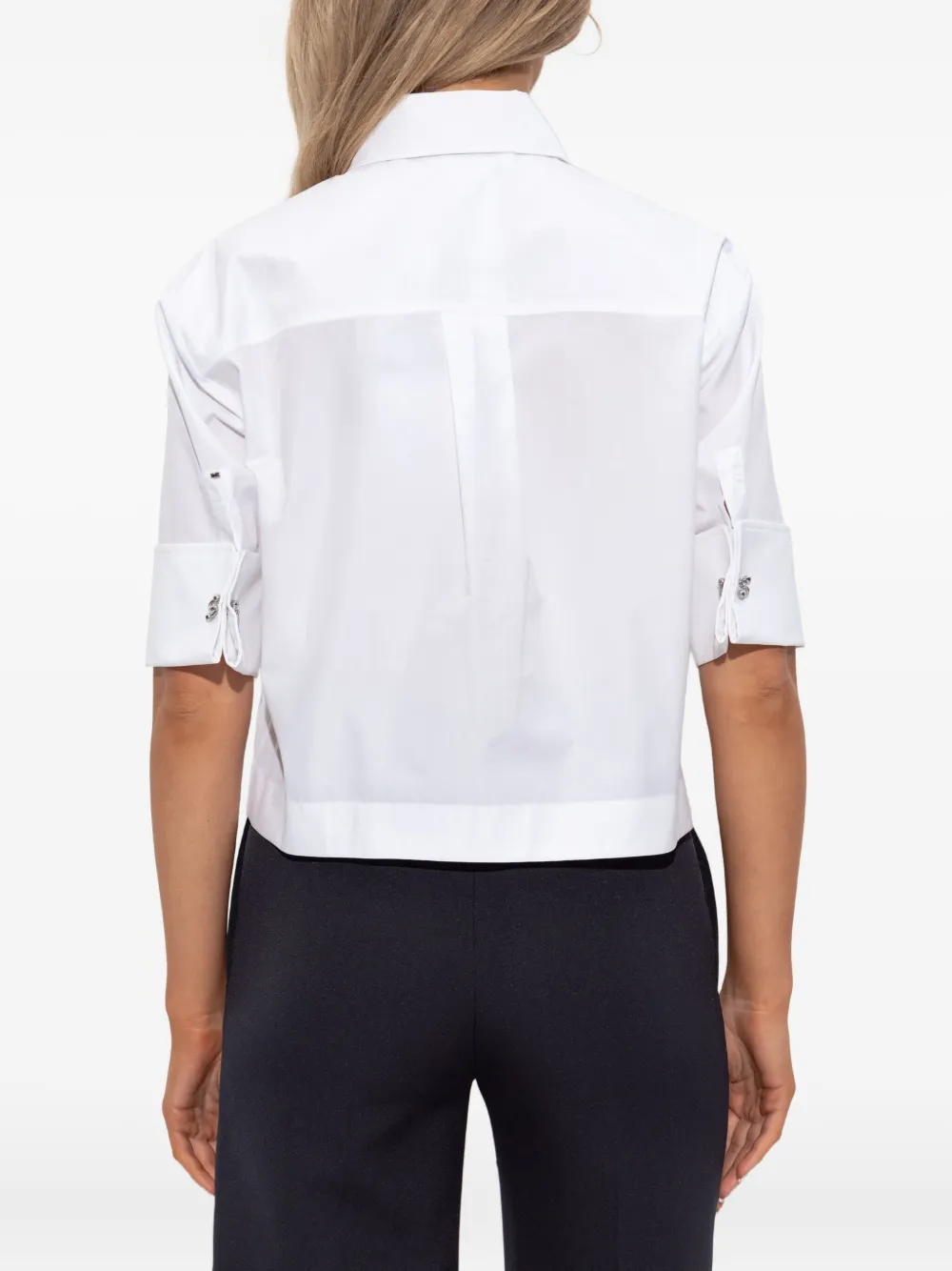 Sportmax Eliot blouse met korte mouwen Wit