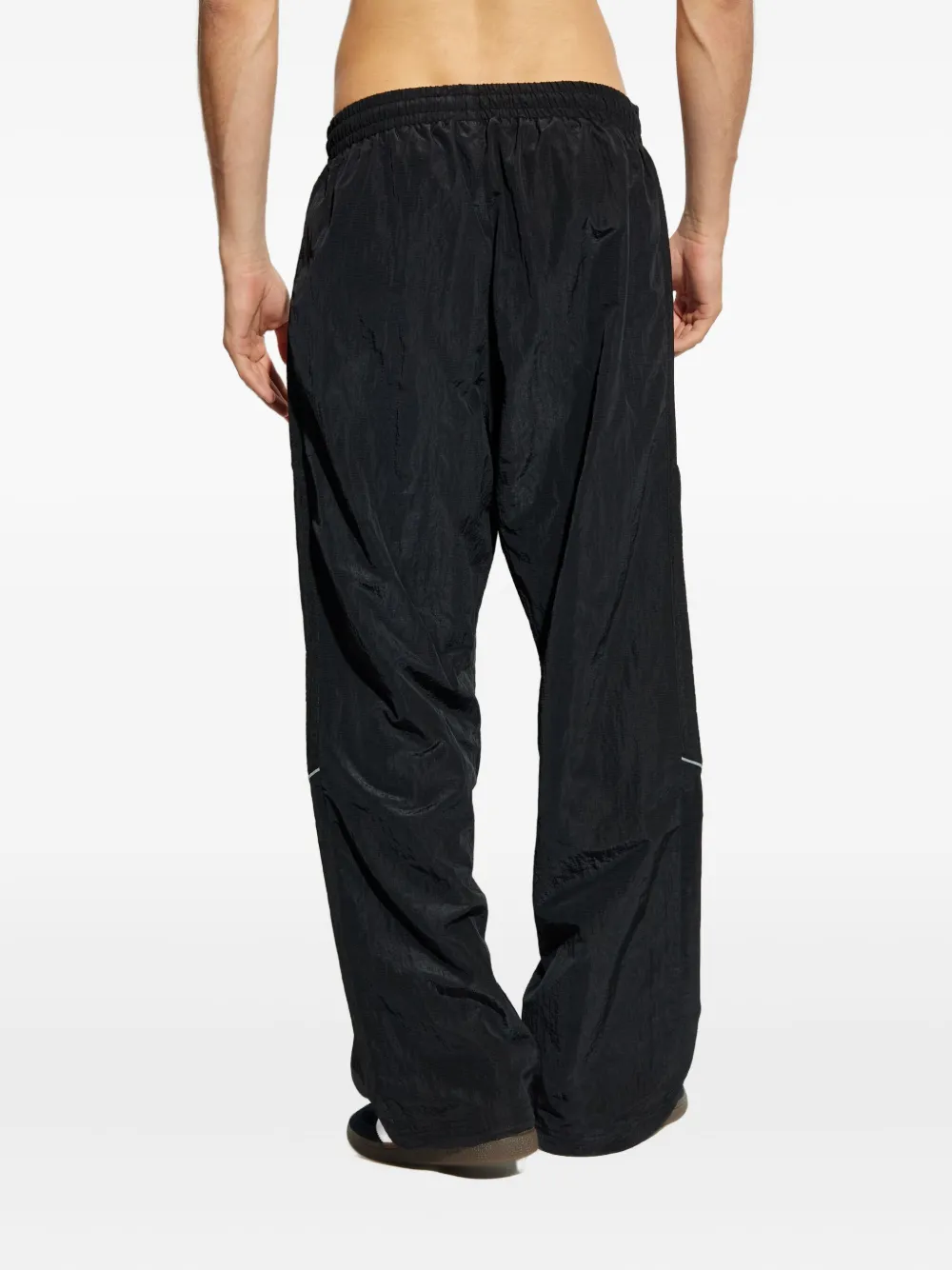 adidas Elastische broek met gewelfde lijn Zwart