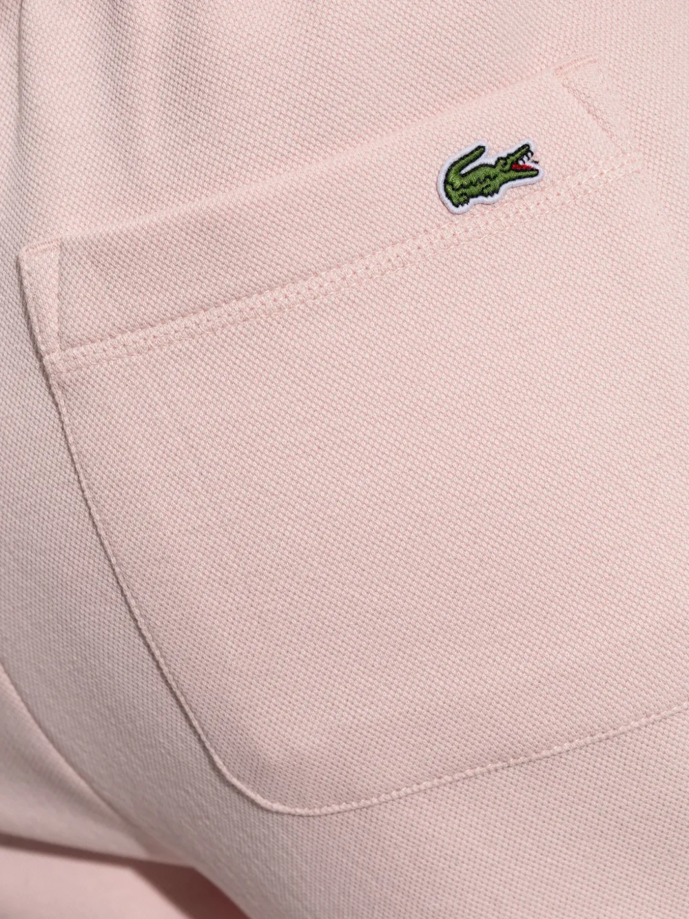 Lacoste Elastic Waist Sweatpants In Pink