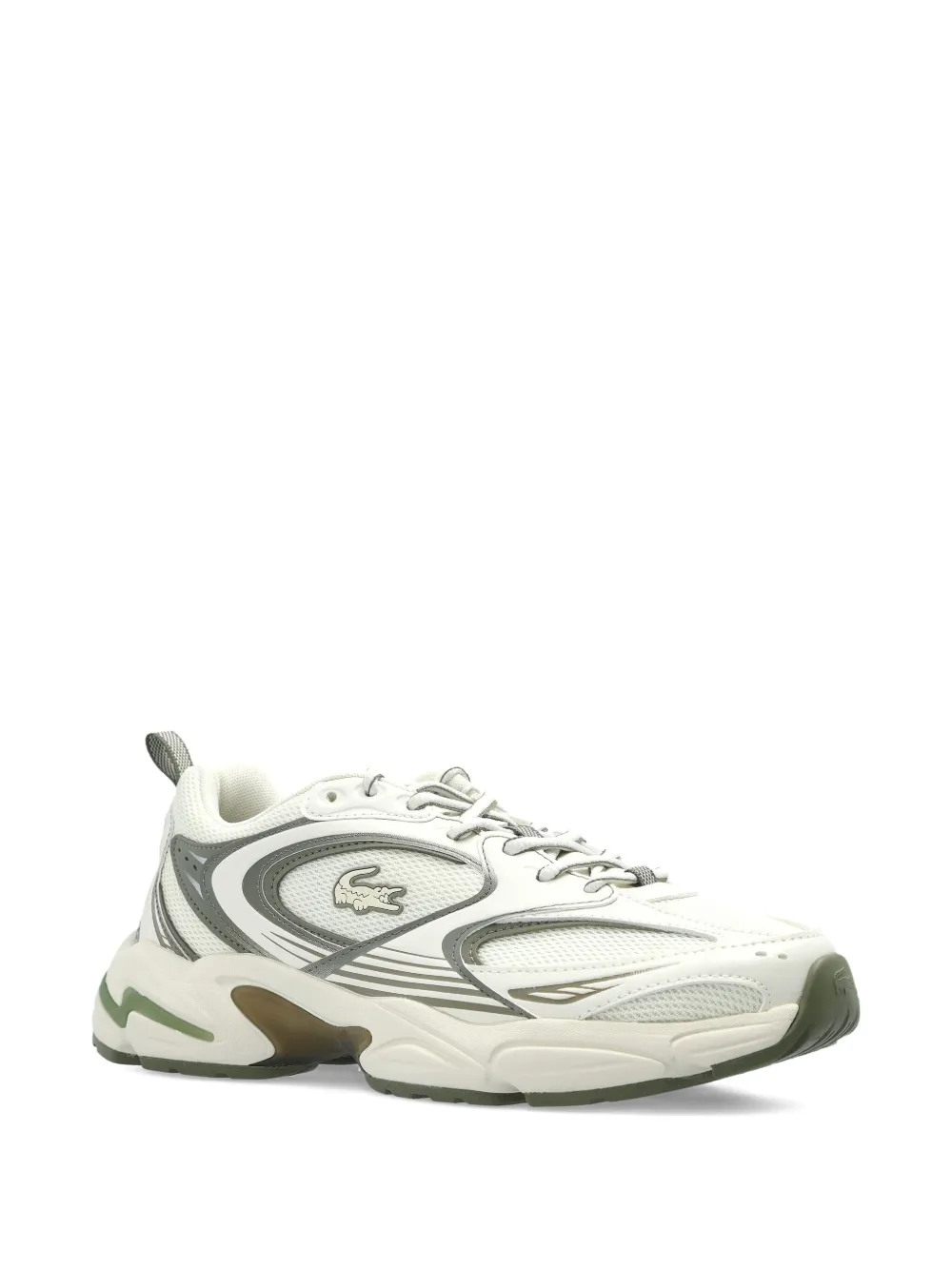 Lacoste 96 2K sneakers met vlakken en veters - Beige