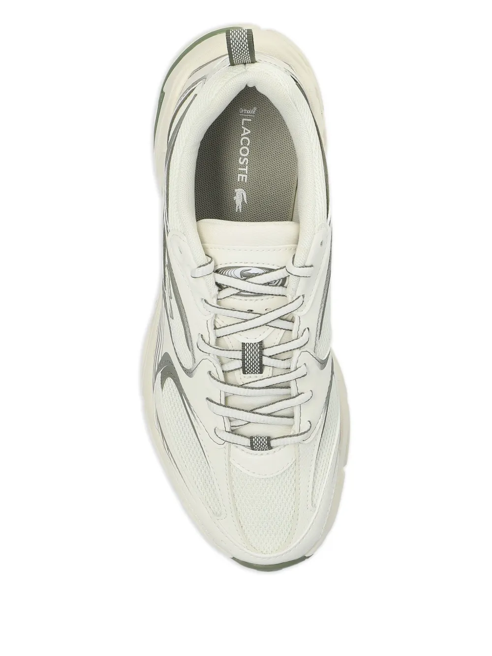 Lacoste 96 2K sneakers met vlakken en veters Beige
