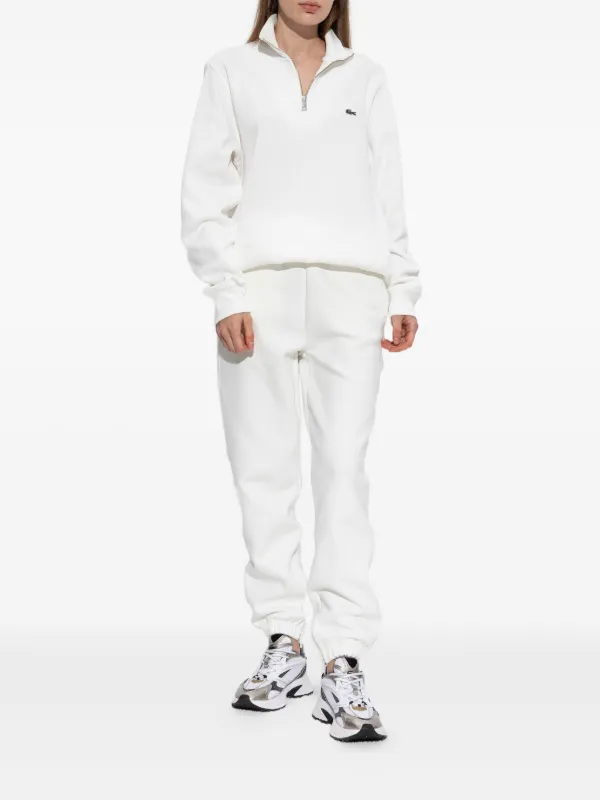 Lacoste elasticated-cuff Track Pants White FARFETCH ID