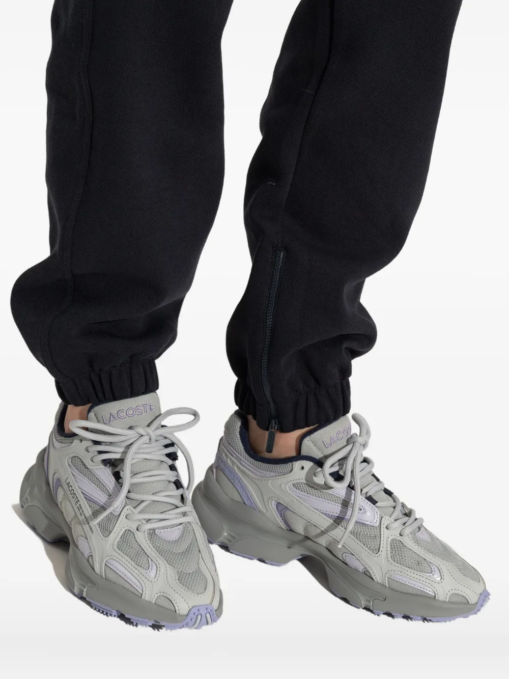 Lacoste L003 2k24 Lace-up Sneakers In Gray
