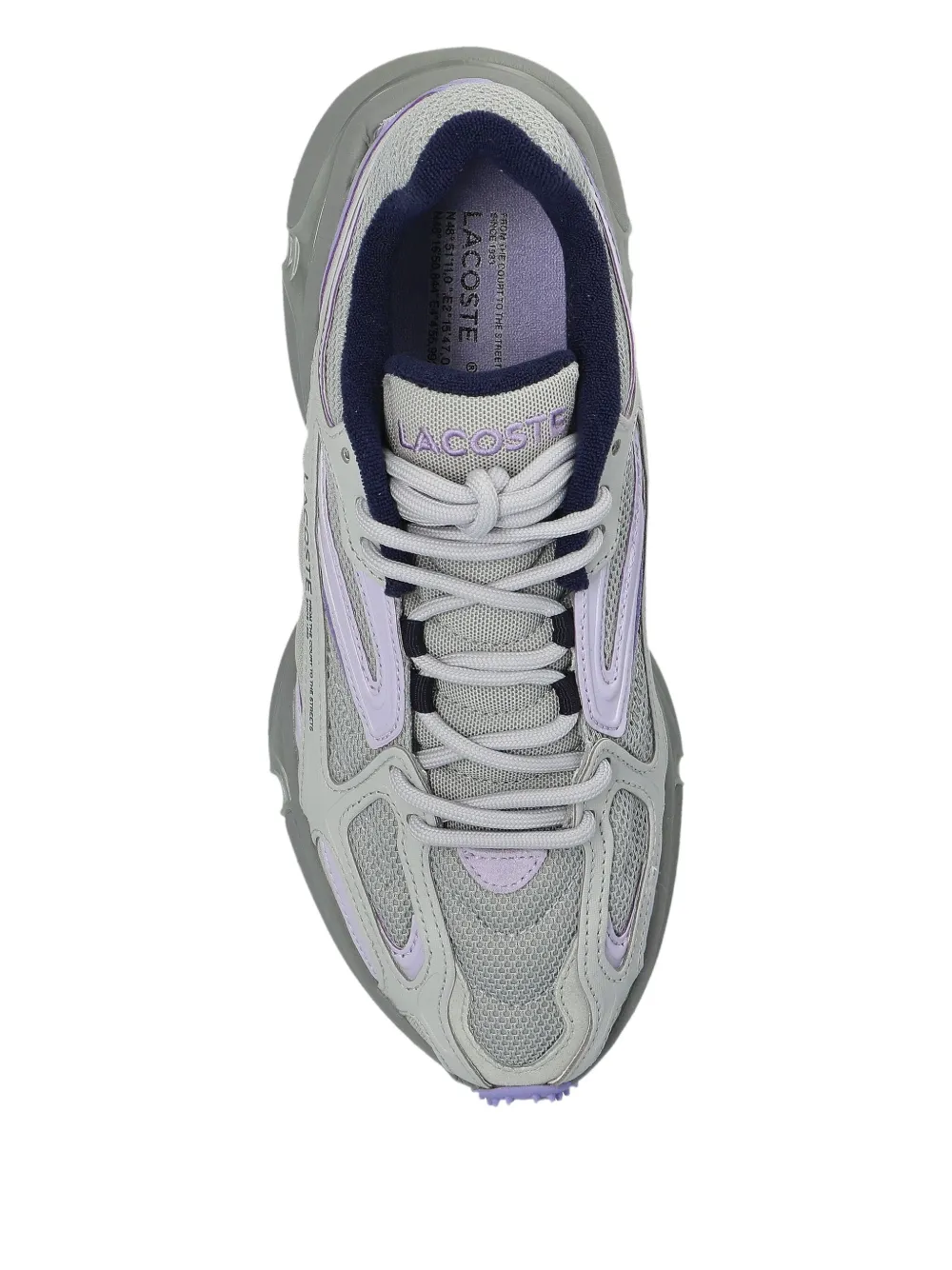 Lacoste L003 2k24 Lace-up Sneakers In Gray