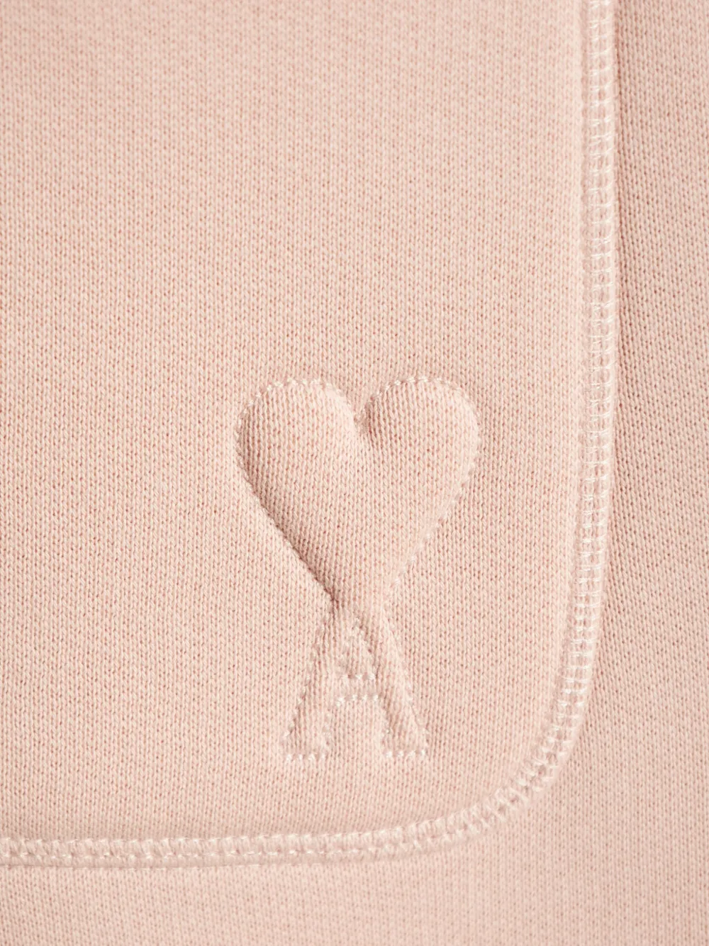 AMI Paris Joggingbroek met geborduurd hart en naad Roze