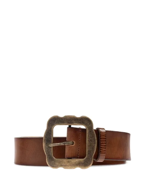 DSQUARED2 leather square-buckle belt
