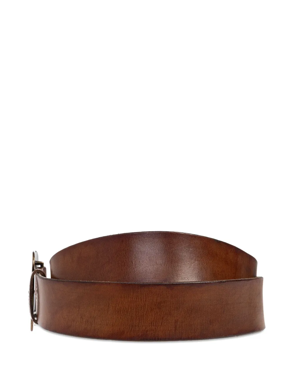 DSQUARED2 leather square-buckle belt - Bruin