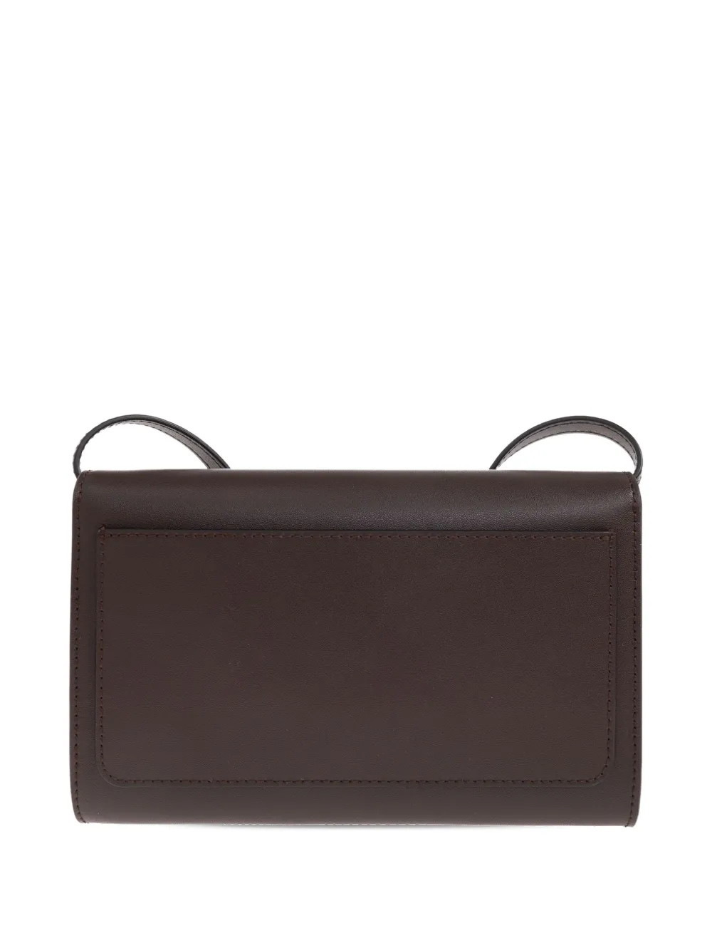Furla circular-clasp leather tote bag - Bruin