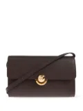 Furla circular-clasp leather tote bag - Brown
