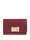 Furla textured-leather clasp wallet