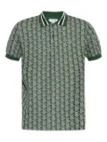 Lacoste geometric-pattern polo shirt - Green