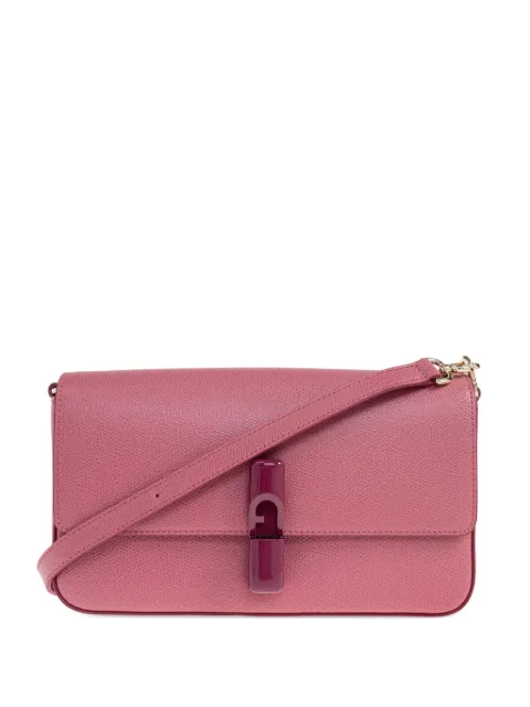 Furla leather flap-closure shoulder bag