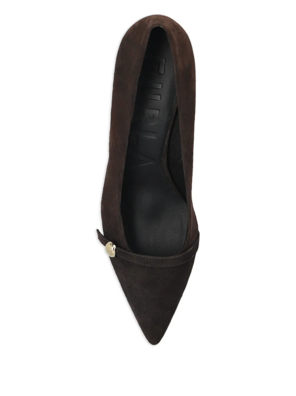 Furla 60mm pointed-toe heeled pumps Brown