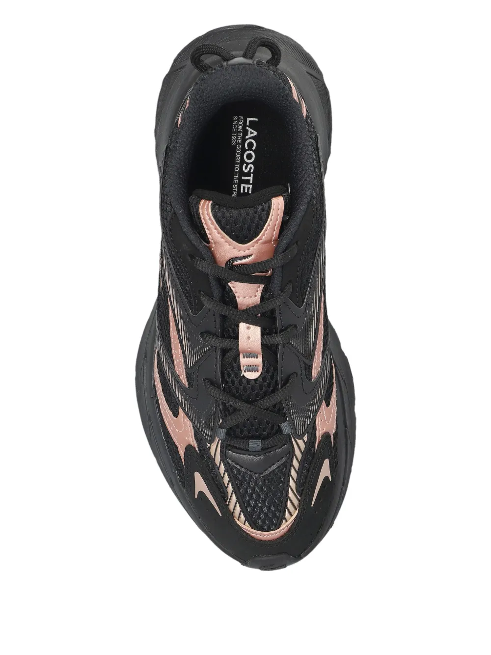 Lacoste L003 Neo Shot Lace-up Sneakers In Black