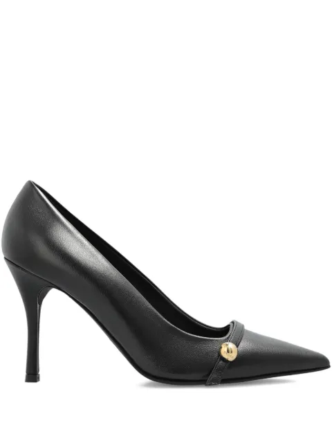 Furla 100mm leather heeled pumps